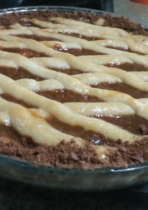 Una foto de Tarta de dulce de leche