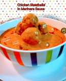 Chicken Meatballs In Marinara sauce