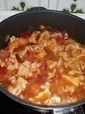 Entomatada de callos por el chef David rico rico arribererchi