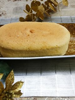 A picture of Castella Cake or Soft Sponge Cake.