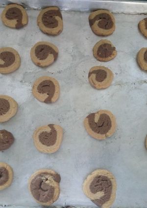 A picture of Pinwheel cookies.