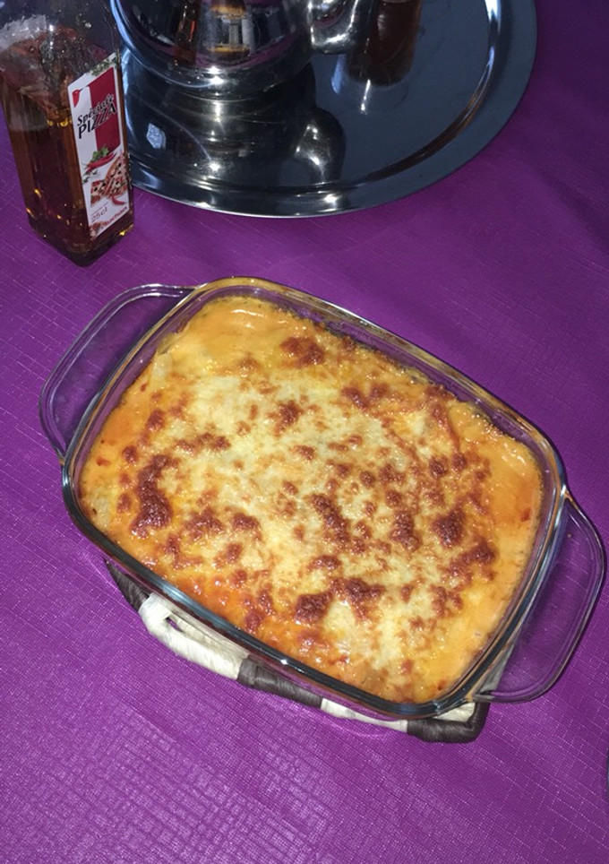 Una foto de Macarrones gratinados con atún