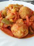 Albóndigas con pisto🍲