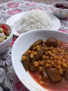 عکسی از دستور خورش بامیه