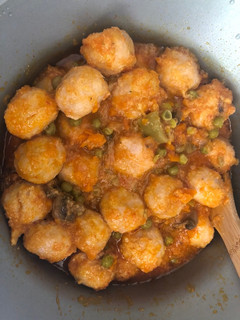 Una foto de Albóndigas a la jardinera (Thermomix+crockpot)