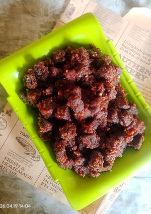 Foto resep Sate Goreng Jantung Pisang (Daging KW)
