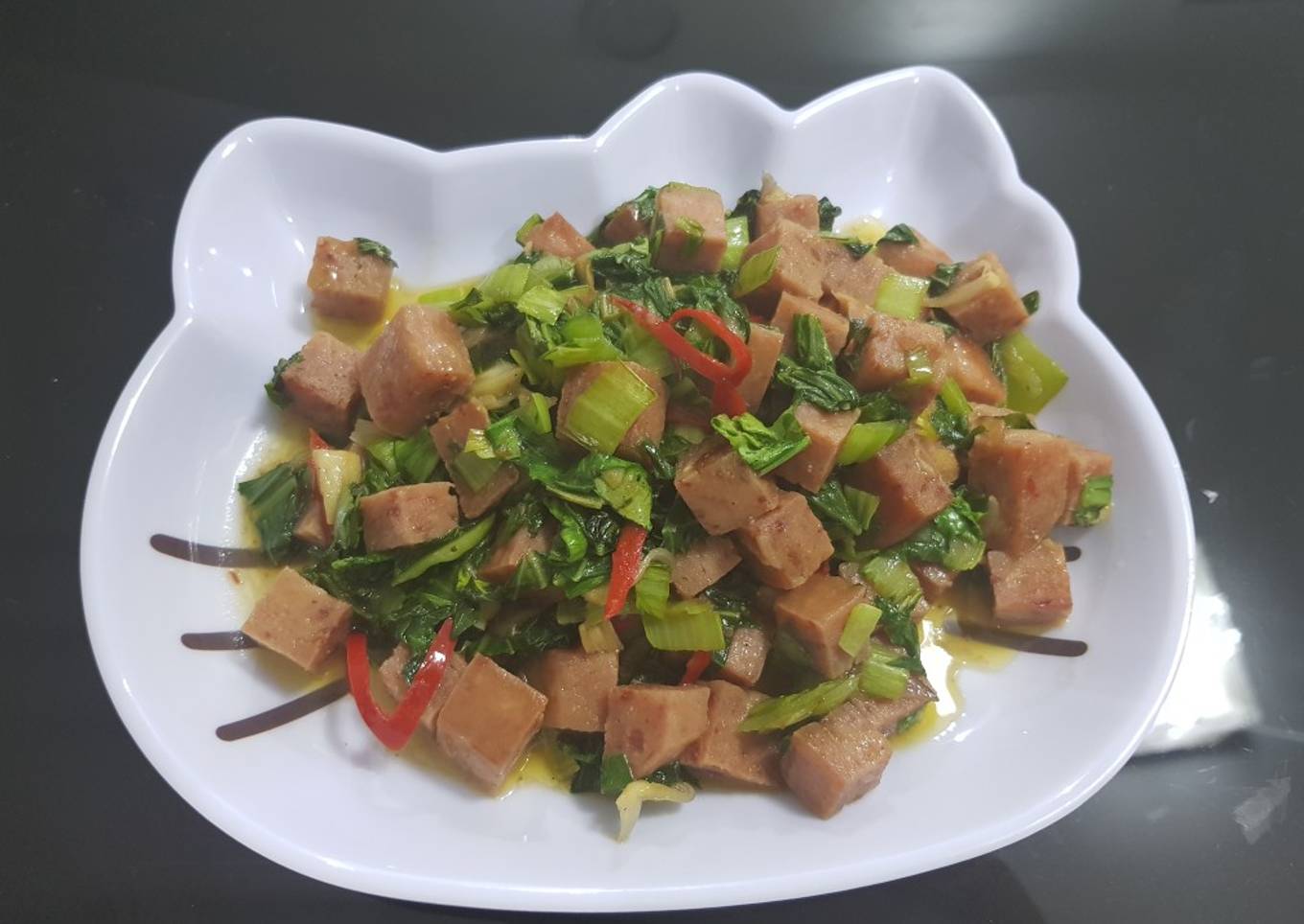 Tumis Pakchoy Maling (non halal)