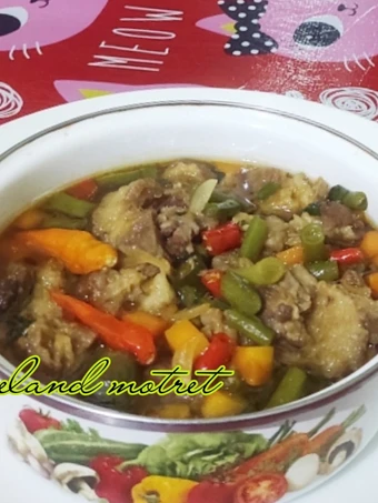 Cara Mudah Menyiapkan Resep Asem Asem Buncis Tetelan Anti Ribet, Enak Banget