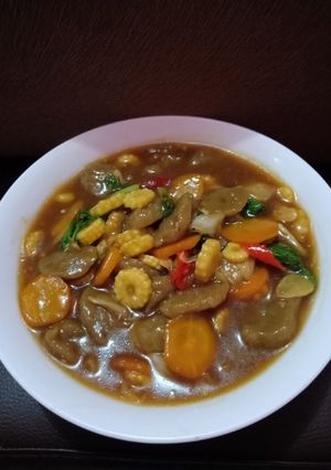 Foto resep Capcay bakso dan sayuran