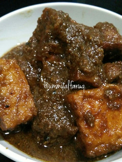 Foto resep Semur Daging dan Tahu Goreng (kuah kental)