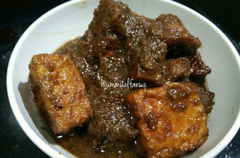 Bagaimana Menyiapkan Semur Daging dan Tahu Goreng (kuah kental) Ekonomis Untuk Jualan