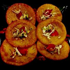 A picture of Rajasthani Malpua.