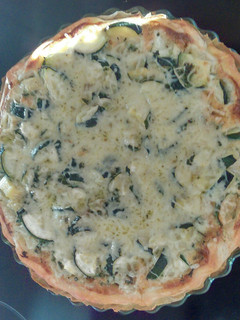 Una foto de Quiche de calabacines con hierbas de la Provenza