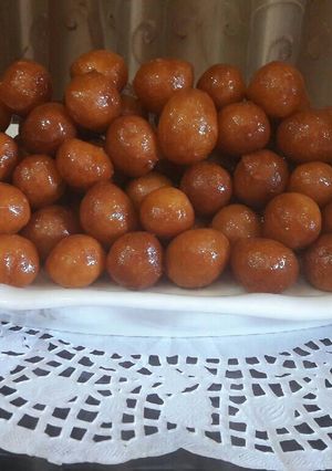 صورة لوصفة لقيمات بالجبنة السائلة