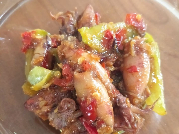 Cara Gampang Membikin Resep  Sambal Cumi-asin Pedas Manis yang Bikin Ngiler, Enak