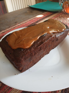 Una foto de Budín de chocolate sin harina ♥️