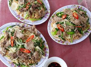 Hình của món Mì Xào Thịt Bò.