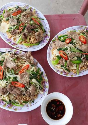 Hình của món Mì Xào Thịt Bò.