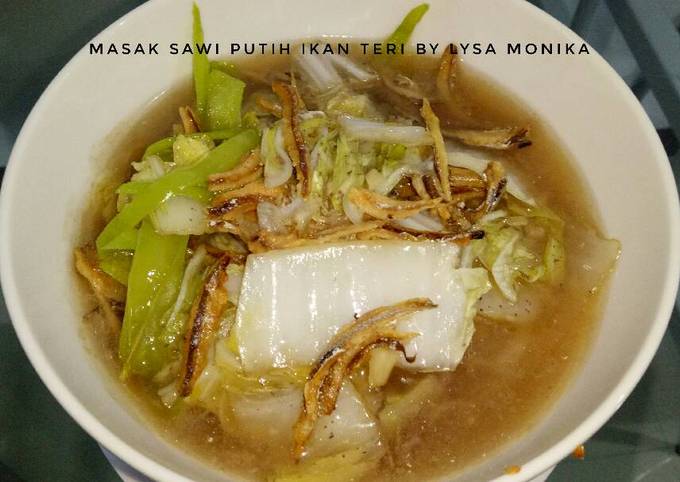 Masak Sawi Putih Ikan Teri