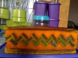 Lapis motif silang bambu