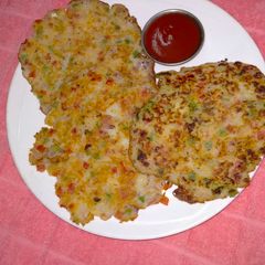 A picture of Suji ka chilla.