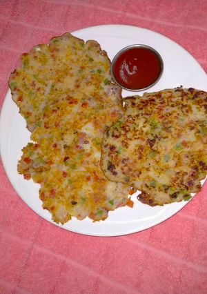 A picture of Suji ka chilla.