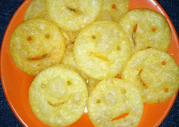 Cara Gampang Membuat Potato Smile Zaman NOW 😂 #pr_adakejunya yang Menggugah Selera