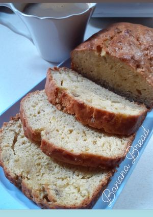 Foto resep Easy One Bowl Banana Bread (no mixer, 1 telur)