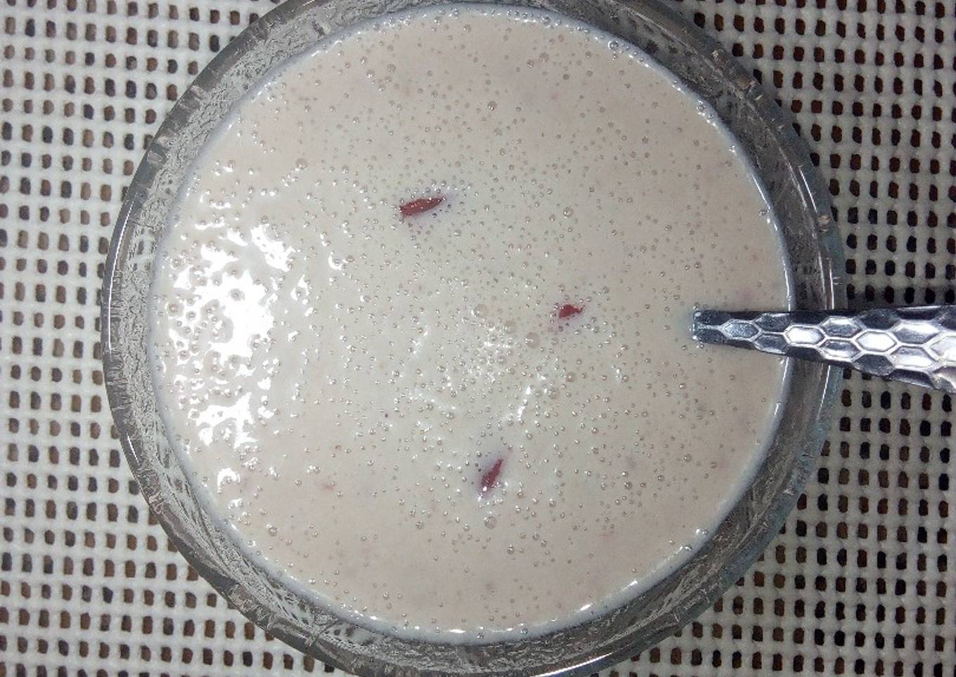 Strawberry & Banana milk shake