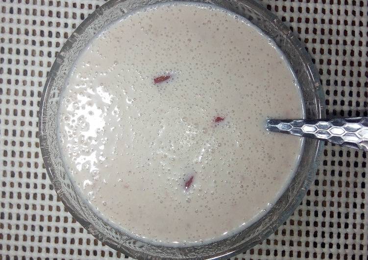 Strawberry & Banana milk shake