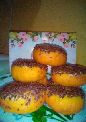 Foto resep DONAT LABU KUNING (Recook dr ummix nabila)