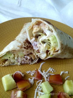 Foto resep Burrito nasi merah