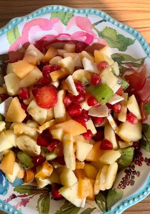 A picture of Tropical fruit chaat.