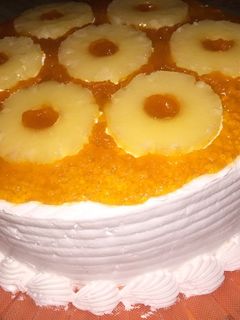 صورة لوصفة كيكة الأناناس بالجلو😍😍