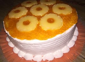 صورة لوصفة كيكة الأناناس بالجلو😍😍