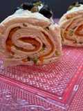Enrollado o brazo con salmón