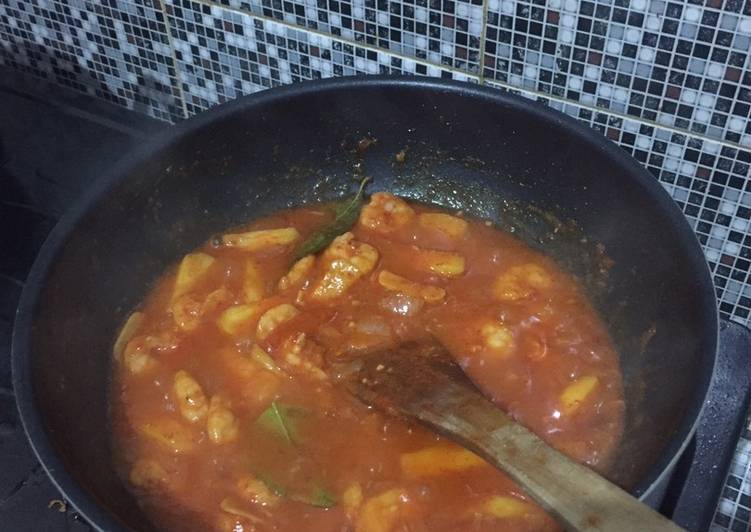 Bahan Membuat Udang asam manis, Sempurna