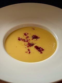 Una foto de Crema de alubias