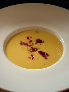 Una foto de Crema de alubias