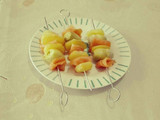 Pinchos de salmón ahumado