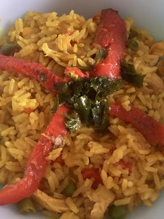 Una foto de Arroz con pollo