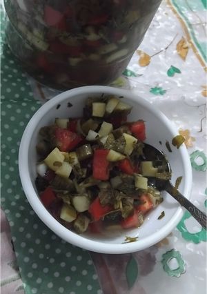 عکسی از دستور ترشی سالادشیرازی