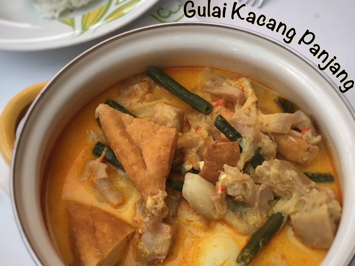 Standar Resep bikin Gulai Kacang Panjang dan Nangka dijamin spesial