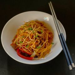 A picture of Vegetable Chowmein.