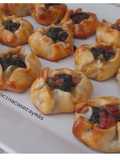 Mini galettes de espinacas y jamón
