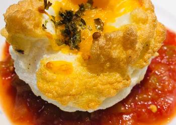 Popular Cuisine Muffin Cup Cloud  Eggs  Delicious and Healthy