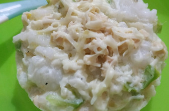 Anti Ribet, Bikin MPASI 8m+ Nasi telur kukus Menu Enak