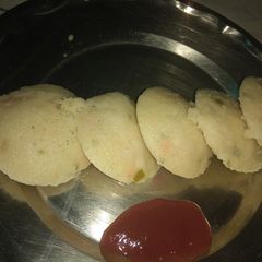 Mix veg semolina idli A picture of Mix veg semolina idli.