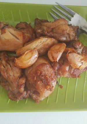 Foto resep Garlic fried chicken