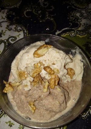 Una foto de Helado de café y chocolate granizado !!!! Bajas calorías